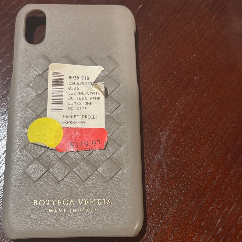 Bottega Veneta Limestone Phone Case